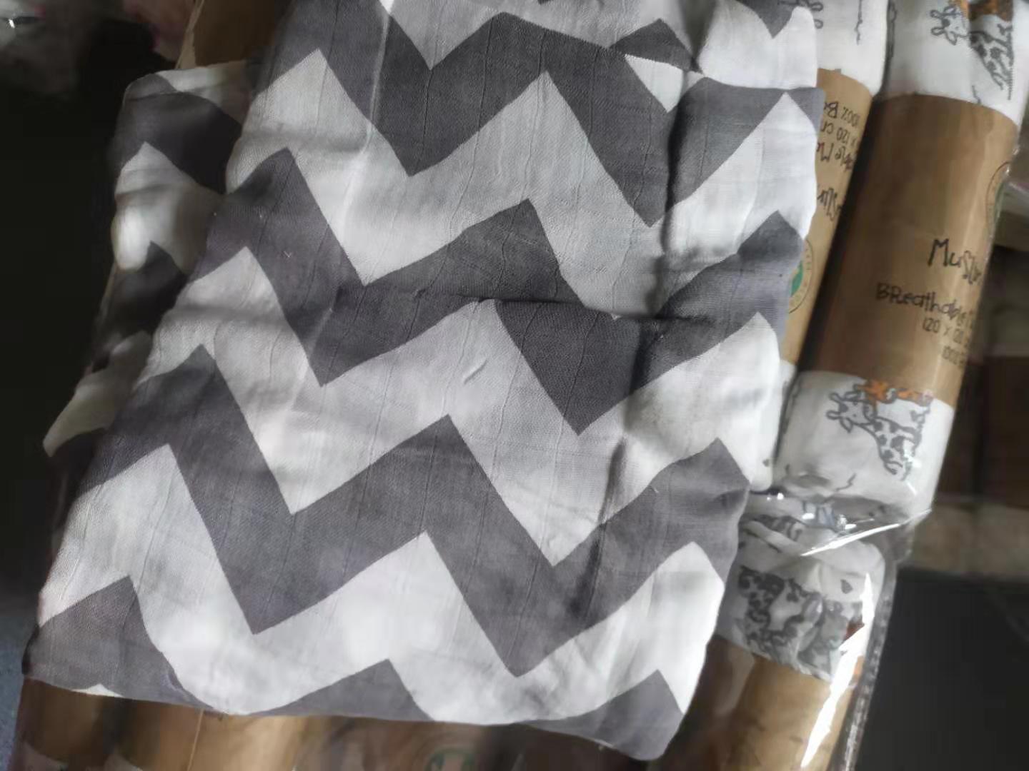 Bamboo Muslin Swaddle Blanket — Neutral Tones