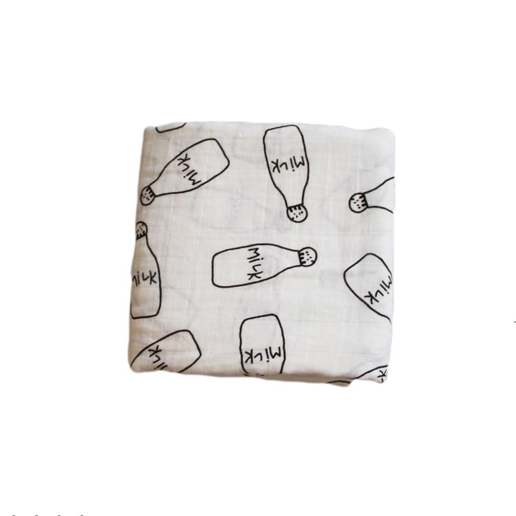 Bamboo Muslin Swaddle Blanket — Neutral Tones