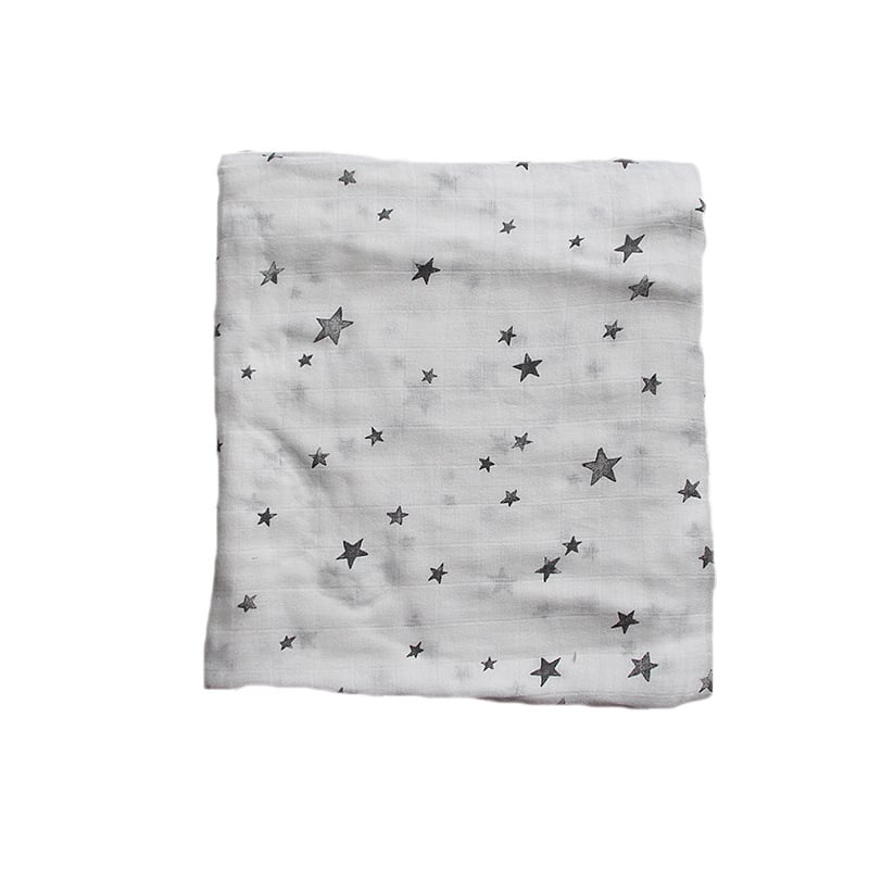 Bamboo Muslin Swaddle Blanket — Neutral Tones
