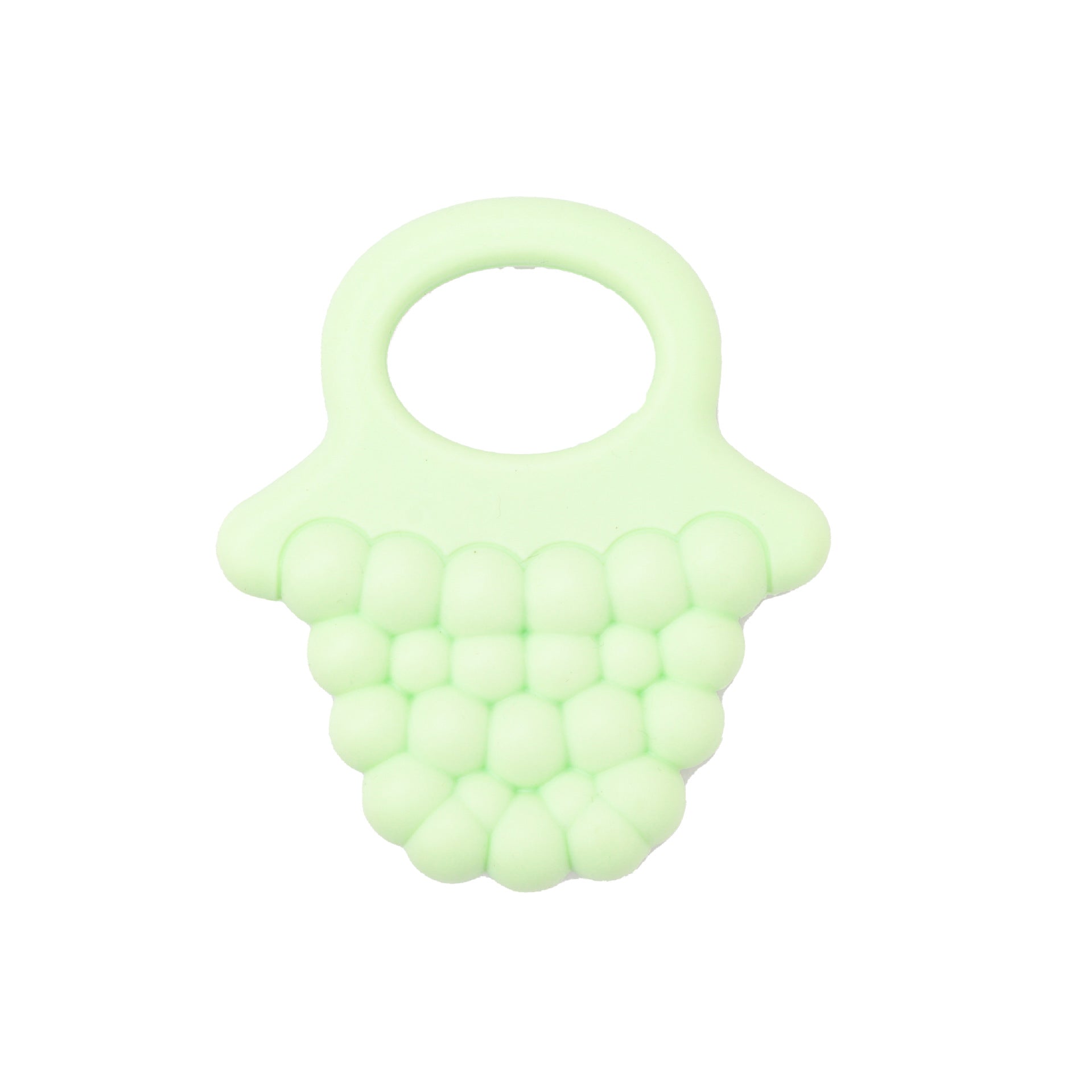 Food-Grade Silicone Teether — Grape & Bottle Shapes