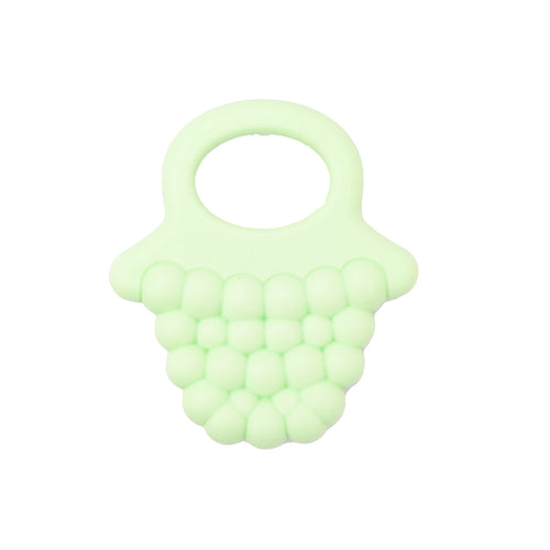 Food-Grade Silicone Teether — Grape & Bottle Shapes