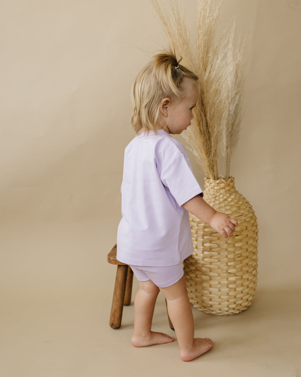 Bamboo Tee & Bike Shorts — Sold as Separates