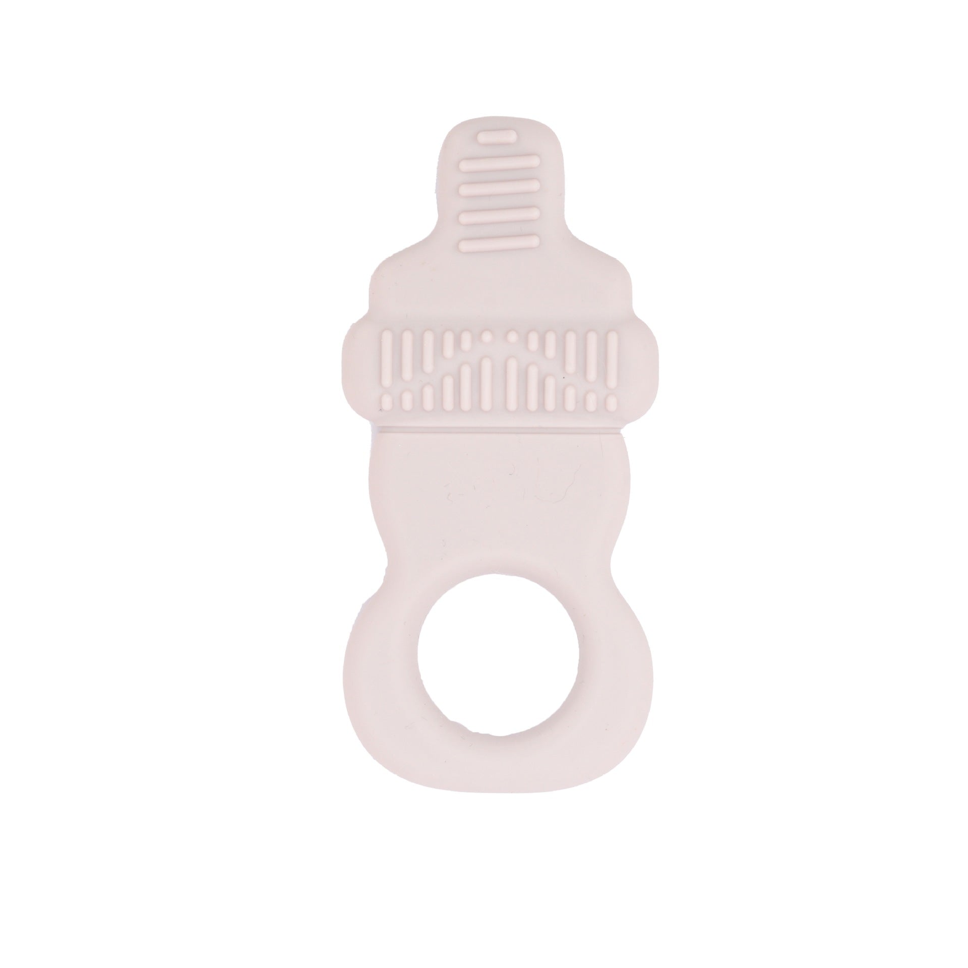 Food-Grade Silicone Teether — Grape & Bottle Shapes