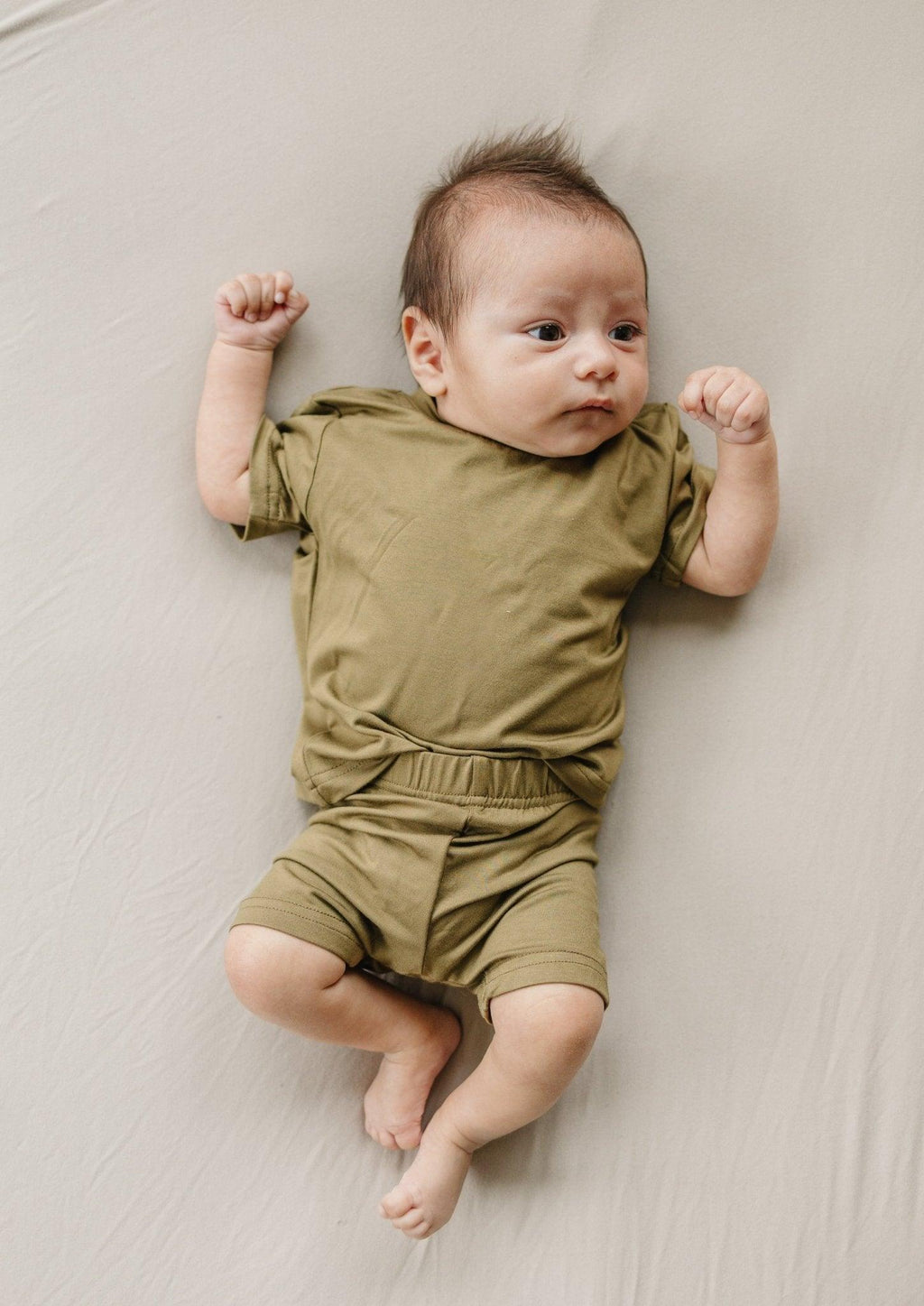 Bamboo Tee & Bike Shorts — Sold as Separates