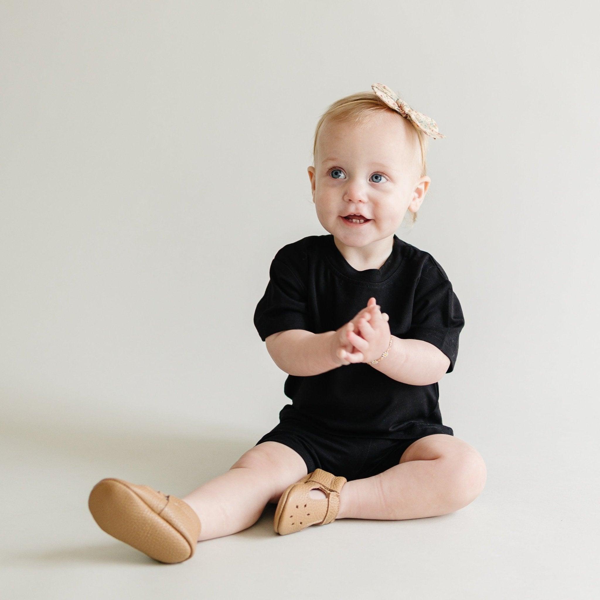 Bamboo Tee & Bike Shorts — Sold as Separates