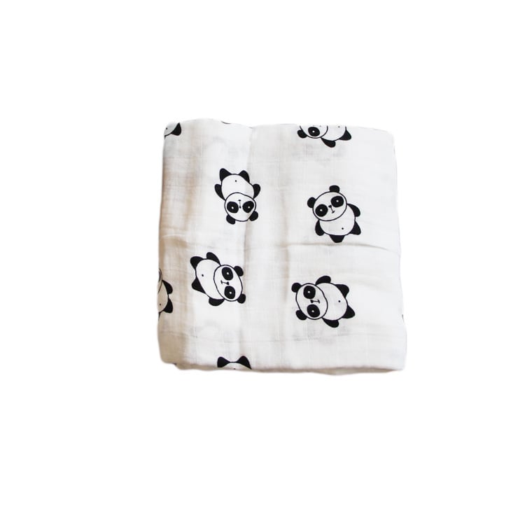 Bamboo Muslin Swaddle Blanket — Neutral Tones
