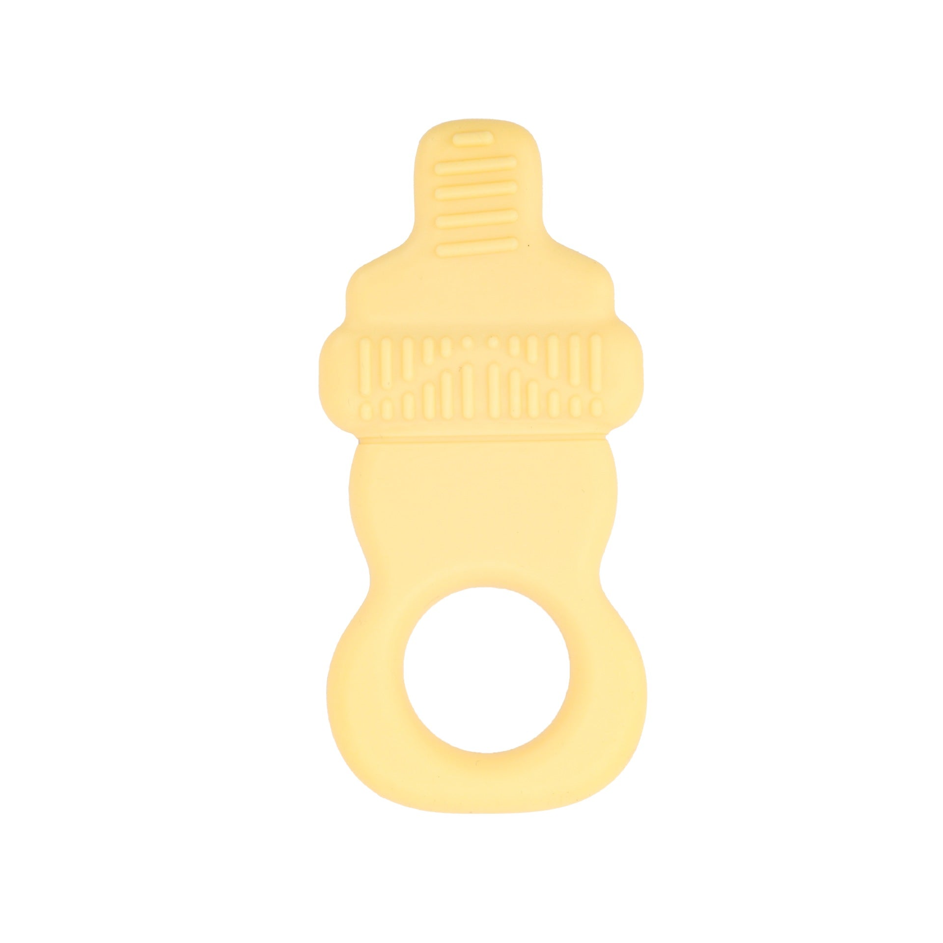 Food-Grade Silicone Teether — Grape & Bottle Shapes