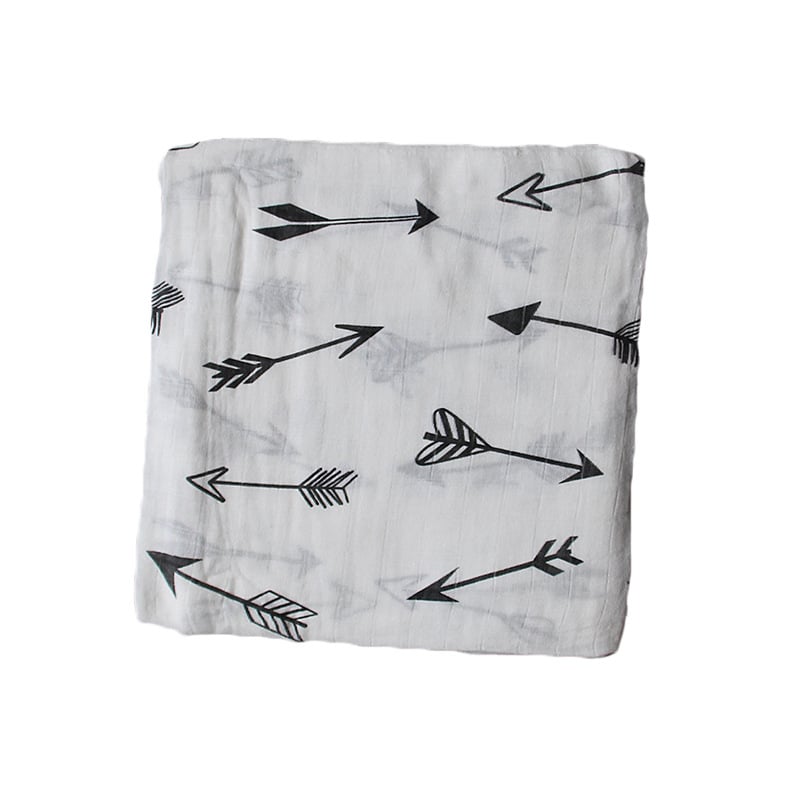 Bamboo Muslin Swaddle Blanket — Neutral Tones